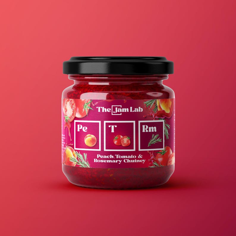Peach, Tomato & Rosemary Chutney