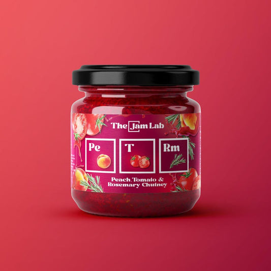 Peach, Tomato & Rosemary Chutney